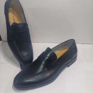 Men's Black Leather Loafers NWOT